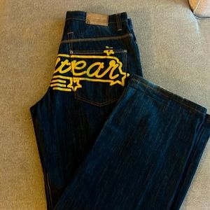 Rocawear Jeans Size 34 Navy/Gold